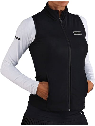 Endless Zipper Vest Zwart S Vrouw