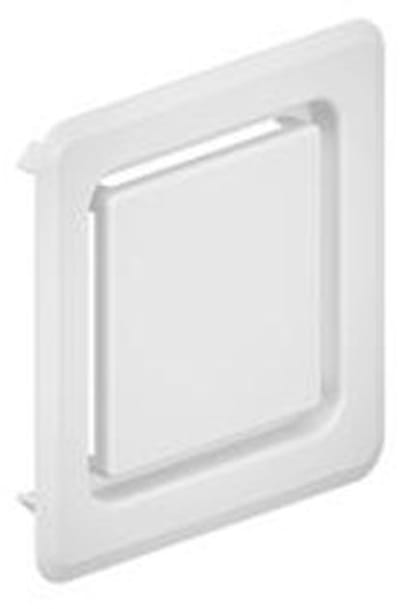 DALLMER Afdekking DallVent WE, wit, 125 x 125 mm, 850041