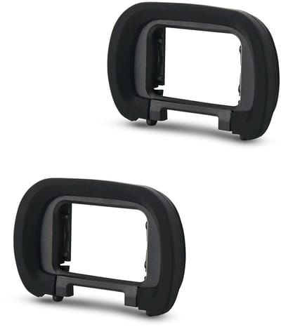Dailygoody - Zachte Siliconen Oogschelp - Oculair Vervangset - 2 Stuks - Geschikt voor Brildragers - Voor Sony Alpha Camera's - Duurzaam en Comfortabel