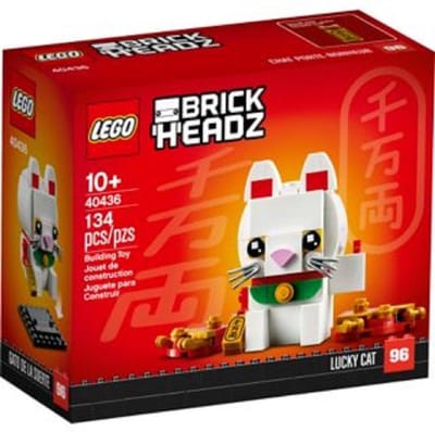 LEGO BrickHeadz Lucky Cat 40436, Bouwpakket, 10 jaar, Kunststof, 134 stuk(s)