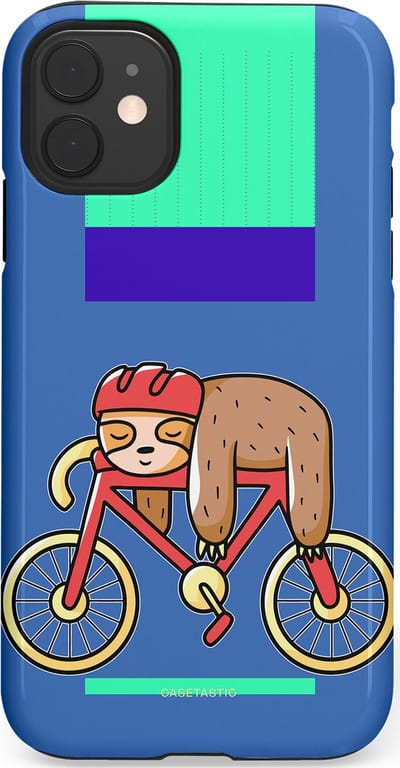 Casetastic hoesje geschikt voor Apple iPhone 11 - Dubbellaagse bescherming - Lui op reis - Fashion Case - Lavendel