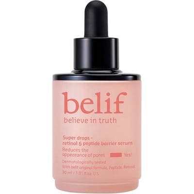 Belif Gezichtsserum Super Drops Retinol & Peptide Barrier Serum Anti-agingserum Dames 30 ml