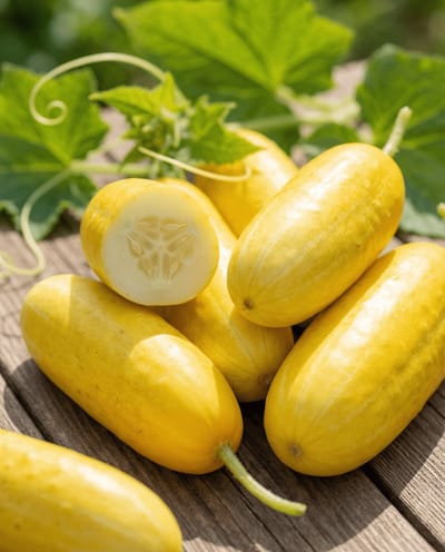 Komkommer Gele Tros Zaden Biologisch Cucumis Sativus Eenjarig