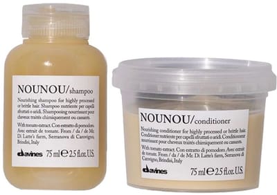 Davines NOUNOU Shampoo + Conditioner Travelset