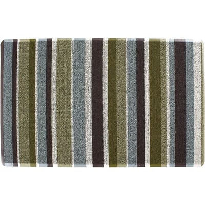 Getuft Vloerkleed Bedrukt Entree Vloerkleed Vuil Afvegen Antislip Mat Buiten Vloerkleed Ring Fluweel Deurmat 40*60CM gray