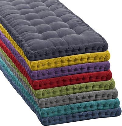 Luxe Dik Fluweel Bankkussen 8cm Dik voor Binnen en Buiten - Comfortabel Zitkussen