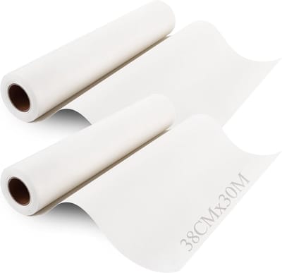 Tekenen Papier Rol - Knutselpapier Tekenvel - Creatief Tekenen Schilderen - Extra Breed Lang - 38cm x 30m - Wit