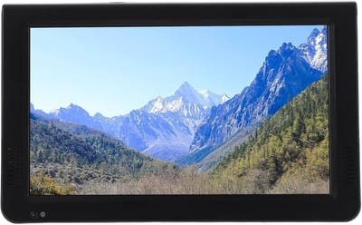 Draagbare Televisie - Kleine TV Digitale TV - Reizen en Kamperen - Ingebouwde Batterij - 10 inch Scherm - Zwart