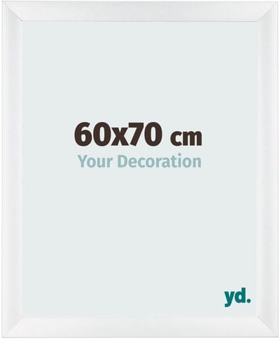 Your Decoration - Fotolijst 60x70 cm - MDF - Wit Hoogglans - Pisa