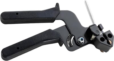 Kabelbinder Tang - Automatisch Spangereedschap - Veilige Bevestiging - Roestvrij Staal - 215 mm - Zwart