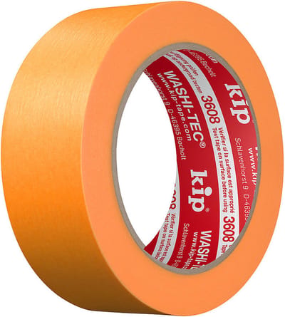 KIP 3608 WASHI-TEC schilderstape gold 24 mm* 50 m 9 rollen