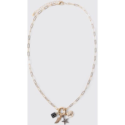 Gouden Hanger Bedel Ketting | Gold