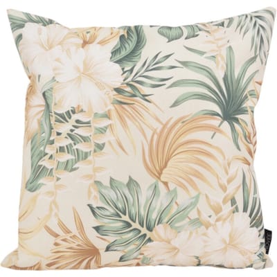 Hibiscus Flower Kussenhoes | Outdoor / Buiten Collectie | 45 x 45 cm | Katoen/Polyester