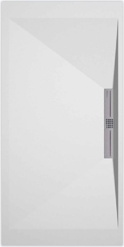 Sanifun douchebak Stone Side White Smooth 1300 x 900 S