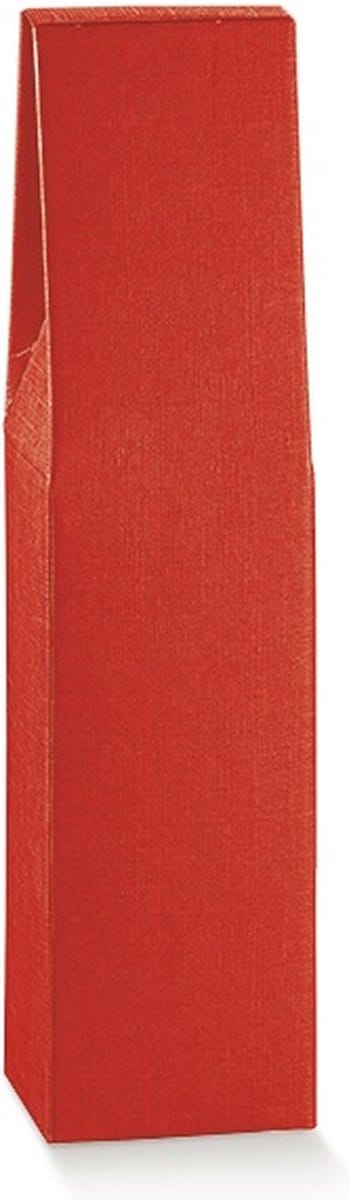Wijnverpakking 1 fles ROOD, 9x9x37cm (50 stuks)