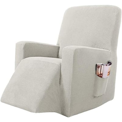 Stretch Fauteuil Hoes Nieuwste Jacquard Fauteuil Hoes Met Zijvak Anti-Slip Gepaste Fauteuil Hoes Bankbeschermer 1 piece
