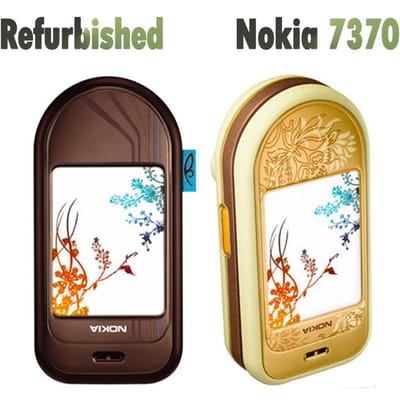 Gereviseerde Nokia Originele Nokia 7370 Mobiele Telefoon 1 Battery 1 Charger zwart