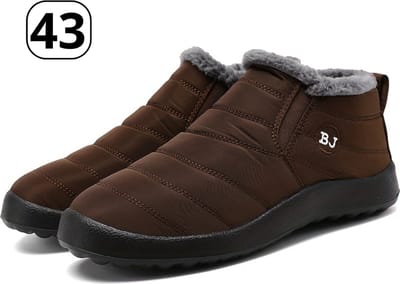 Nivard Antislip Sneeuwboots - Snowboots - Wintersport Sneeuwschoenen - Ski Gadgets Voor Heren - Maat 43 - Koffie
