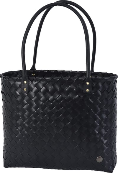 Handtas - Kantoortas - Schoudertas - Shopper - Werktas - Schooltas - Tas - Luxe lange hengsels - Met binnentas - Handed By Grace - zwart - black