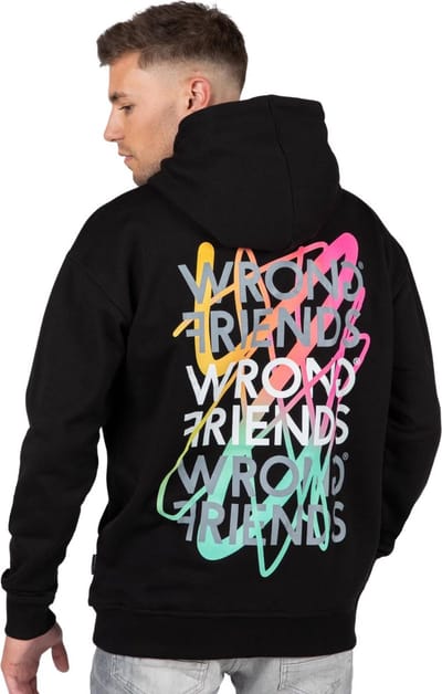 Wrong Friends LIMA HOODIE - Zwart