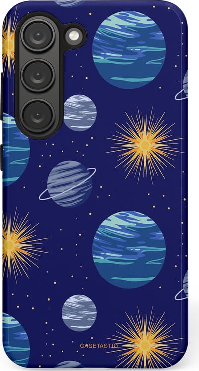 Casetastic Hoesje Geschikt voor Samsung S23 - Stijlvolle Beschermende Duo-layer Case - Stralende ster