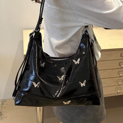 Modieuze Tassen voor Vrouwen Ins Mode Veelzijdige Enkele Schouder Handtassen voor Vrouwen gray