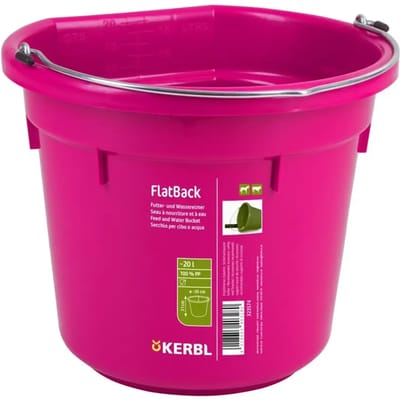 Stabiele emmer Kerbl FlatBack