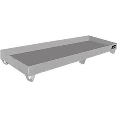 Bauer opvangbak VAW-4/B, L 2400 B x 800 x H 250 mm, tot 241 l, roestvrij staal, toegankelijk van onderaf