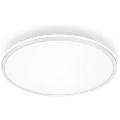 BRILONER Pulap A – LED Plafonniere – plafondlamp met EEK A lichtbron* – indirect licht – neutraal wit licht – Ø 33cm - wit
