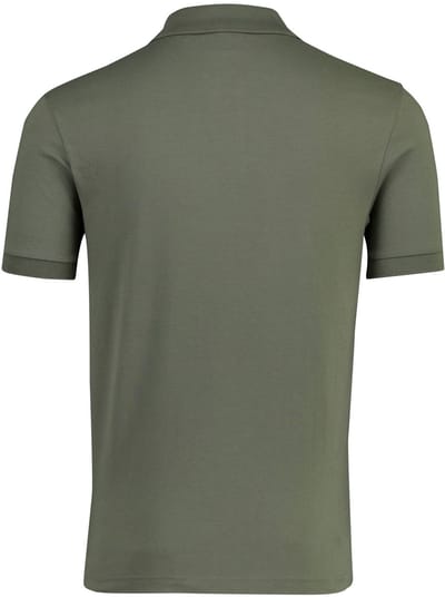 BOSS Orange Passenger Heren Stretch-Katoenen Slim-Fit Polo Shirt met Logo Patches