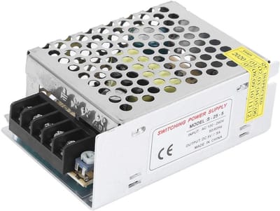Dailygoods - Dailygoody - Voedingen - DC 5V voeding schakelaaraansluiting - Aluminiumlegering - 25W vermogen - Geschikt voor LED verlichting - Veiligheidsconformit