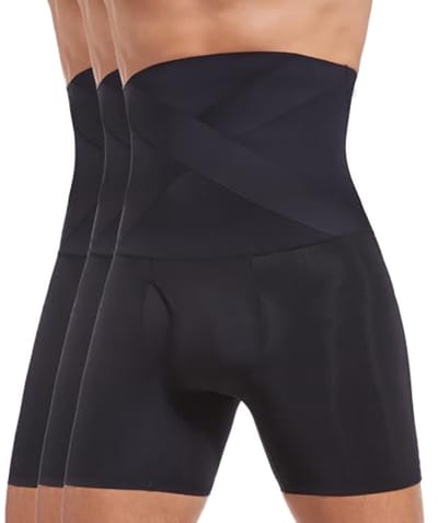 Hoge Taille Shapewear Mannen - Tummy Control Shorts voor Ondersteuning en Comfort