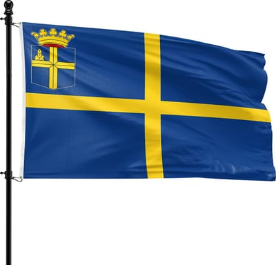 VlagDirect - Oldenzaal vlag - Gemeente Oldenzaal vlag - 90 x 150 cm.