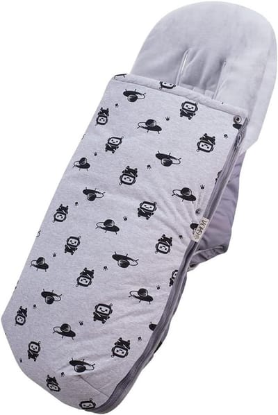 Universele Voetenzak - Kinderwagen Zak - Bescherming Tegen Kou - Hypoallergeen Fleece Materiaal - 42x100 cm - Robot Space