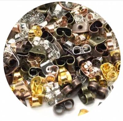 50 Oorbel achterkantjes Vlinders- Verschillende kleuren - Charme Bijoux