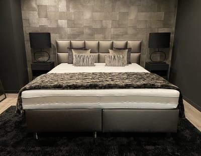 Boxspring 120x190 Tripoli - Incl. prestige matras - HR45 Koudschuim - 7-zones Pocketvering - Hotel Chique