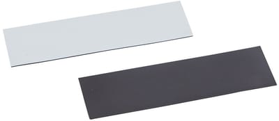 Beschrijfbare Magnetische Etiketten - 30 x 100mm - Wit - 50 stuks