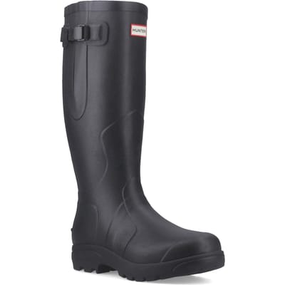 Hunter - Unisex Balmoral MKII Side Adjustable Wellington Boots Black - Maat 45