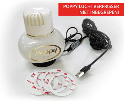 Poppy USB LED verlichting - multicolor - luchtverfrisser niet inbegrepen