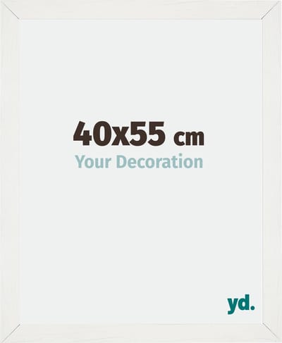 Your Decoration - Fotolijst 40x55 cm - MDF - Wit Geveegd - Mura