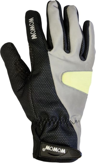 Wowow Cycle Gloves Fietshandschoenen - Unisex - zwart/zilver/geel