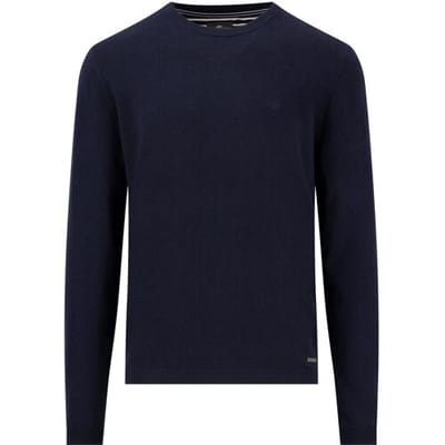Fynch-Hatton Trui O-Neck Air Cotton Navy / male