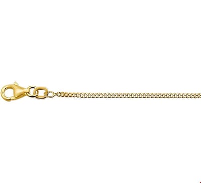 The Jewelry Collection Ketting Gourmet 1,6 mm - Goud
