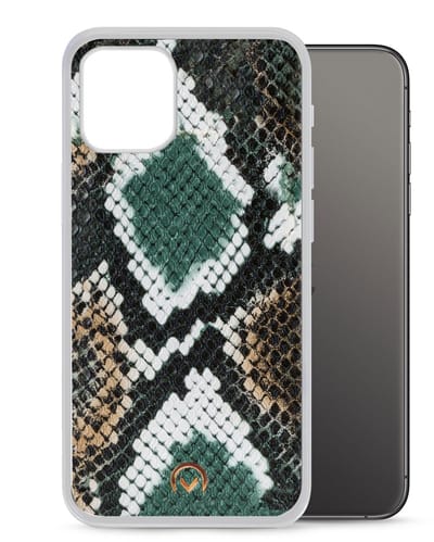 Mobilize Hoesje geschikt voor Apple iPhone 12 Mini Telefoonhoesje Flexibel TPU | Mobilize Magnet Gelly Backcover Shockproof | Schokbestendig iPhone 12 Mini Telefoonhoesje | Anti Shock Proof - Green Snake | Groen