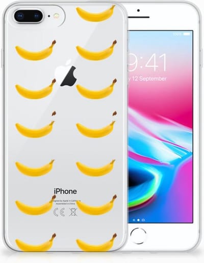 Apple iPhone 7 Plus | 8 Plus Siliconen Case Banana