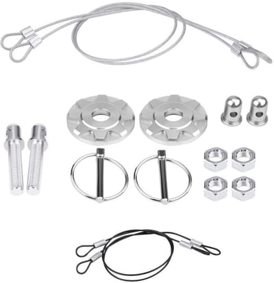Dailygoods- Hood Pin Universeel - Aluminiumlegering - Gloednieuw - Accessoires - Antioxidatie - Corrosiebestendig - Duurzaam - Motorkapbevestiging