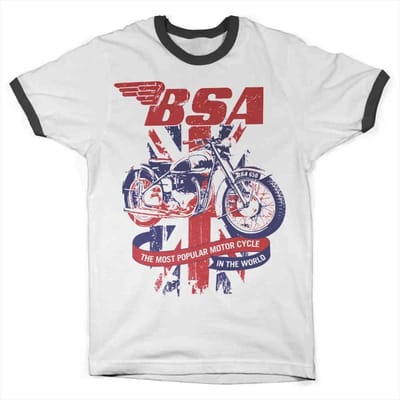 BSA Heren Tshirt -M- Union Jack Wit