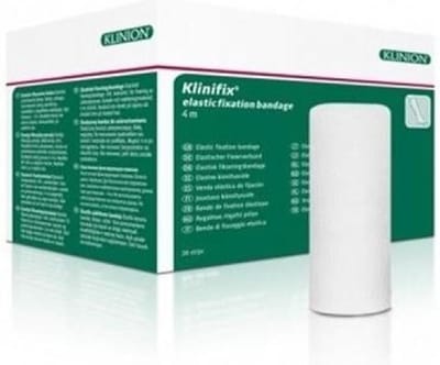 Klinifix elastisch fixatiewindsel 4m x 4cm Klinion