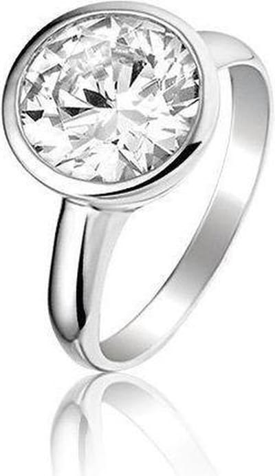 Montebello Ring Lene - 925 Zilver Gerhodineerd - ∅10mm - Maat 58-18.5mm