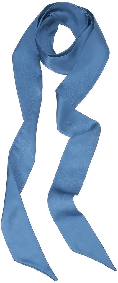 Dailygoods - PATIKIL Stijlvolle Lint Sjaal, Effen Kleur Skinny Sjaal Pure Lange Halsdoek Zijden Stropdas Riemen Sjerp Haar Sjaals Hoofdband Lint Tie voor Vrouwen